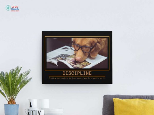 discipline-inspirational-pet-poster
