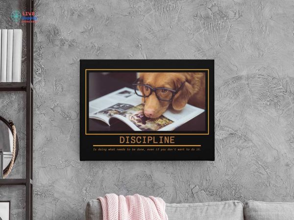Discipline Pet Inspirational Poster